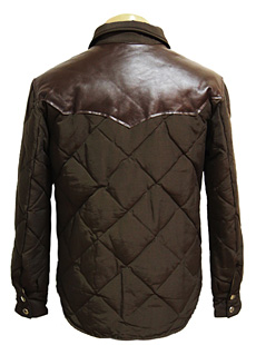 SUGAR CANE SC12833 LEATHER YOKE WESTERN DOWN JACKET | Lua-Blog