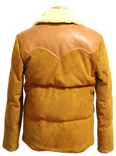 Indian MotorCycle IM80333 COW SPLIT LEATHER DOWN JACKET | Lua-Blog