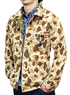 BUZZ RICKSONS Хꥯ󥺡BR12944USMC M-1942 CAMOUFLAGE UTILITY JACKET ե顼桼ƥƥ㥱å º