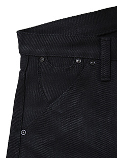 JELADOIRON HEART 顼ɡߥϡ [ ANTIQUE GARMENTS ] JAGIH-21921oz. BLACK DENIM [ Jackass Denim ] Special Product ֥åǥ˥ åǥ˥ ܥ졼 