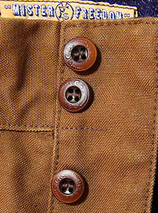 SUGAR CANE  Mister Freedom 奬 ߥե꡼ࡡSC41212 13oz.  Brown Canvas HACENDADO TROUSERS [ Viva la Revolucion ] ֥饦󥭥Хѥ