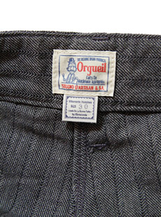 ORGUEIL 륲桡OR-067STRIPE HERRINGBONE WORK PANTS ȥ饤ץإܡѥ