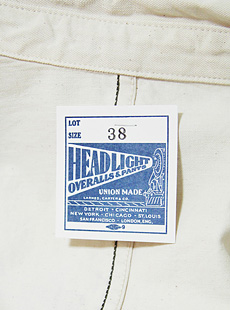 HEAD LIGHT إåɥ饤 ̾ HD12756 9oz.  OFF TWILL WORK COAT եĥ㥱å 