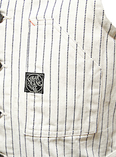 SUGAR CANE SC13022 【 11.5oz. 】 WHITE WABASH WORK VEST [ FICTION 