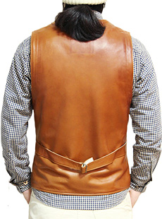 ORGUEIL OR-073 カウレザーワークベスト [ LEATHER WORKERS GILET