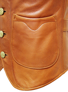 ORGUEIL OR-073 カウレザーワークベスト [ LEATHER WORKERS GILET