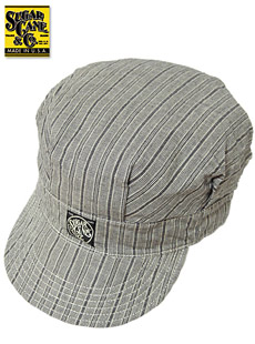 SUGAR CANE 奬  FICTION ROMANCEեޥ󥹡SC02207 6.5oz.  GRAY STRIPE WORK CAP 졼ȥ饤ץå