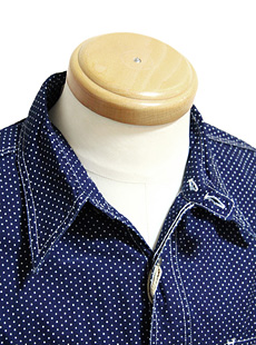 SUGAR CANE 奬  FICTION ROMANCEեޥ󥹡SC36670 4.5oz.  POLKA DOT S/S WORK SHIRT ݥ륫ɥåȾµ