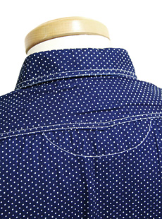 SUGAR CANE 奬  FICTION ROMANCEեޥ󥹡SC36670 4.5oz.  POLKA DOT S/S WORK SHIRT ݥ륫ɥåȾµ