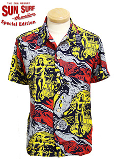 SUN SURF SPECIAL EDITION SS36655 半袖アロハシャツ [ GAUGUIN
