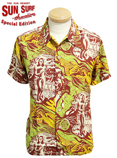 SUN SURF SPECIAL EDITION SS36655 半袖アロハシャツ [ GAUGUIN