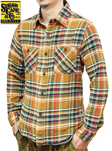 SUGAR CANE SC26712/SC26719/SC26718 TWILL CHECK WORK SHIRT 各種