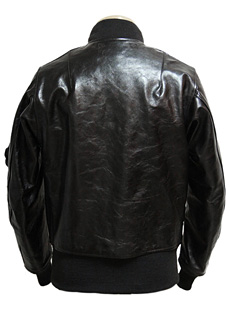 BUZZ RICKSON'S BR80389 BLACK MA-1 HORSE HIDE [ William BUZZ RICKSON'S BR80389 BLACK MA-1 HORSE HIDE [ William