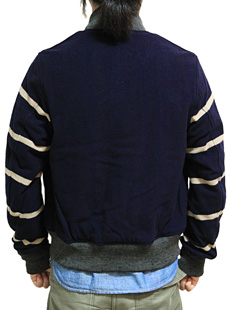 BUZZ RICKSONS Хꥯ󥺡BR13057U.S.N. FOOTBALL TEAM WOOL KNIT JACKET եåȥܡ०˥åȥ㥱å