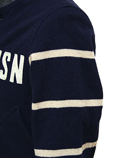 BUZZ RICKSON'S BR13057 U.S.N. FOOTBALL TEAM WOOL KNIT JACKET | Lua