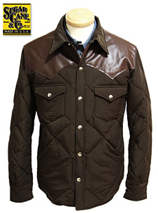 SUGAR CANE 奬  SC13069LEATHER YOKE WESTERN DOWN JACKET åȥʥ쥶衼󥸥㥱å