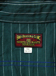 BUZZ RICKSONS Хꥯ󥺡BR26858HERRINGBONE TWILL STRIPE SQUADRON REUNION SHIRTS إܡĥ륹ȥ饤ץɥ˥