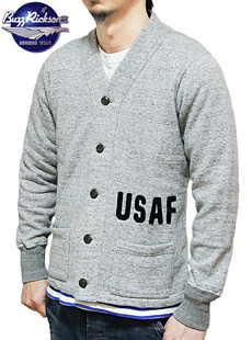 BUZZ RICKSONS Хꥯ󥺡BR66886SWEAT CARDIGAN [ U.S.A.F. ] åڥդåȥǥ ̤Ǻܥǥ