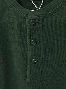 UES ウエス 621451 長袖ヘンリーネックTシャツ