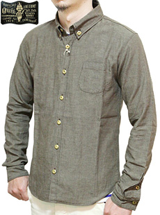 ORGUEIL 륲桡OR-5005F֥饦󥷥֥졼ܥ󥷥 [ BROWN CHAMBRAY BUTTON-DOWN SHIRTS ]