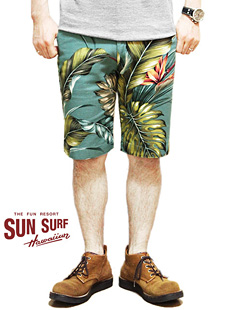 SUN SURF 󥵡աSS51441BARK CLOTH PRINT SHORT TROUSERS Сȥ饦硼