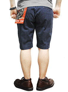 CATS PAW åĥݥCP51423INDIGO STRIPE SHORT PANTS ǥȥ饤ץ硼ȥѥ