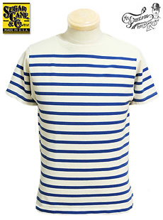 SUGAR CANE  Mister Freedom 奬ߥߥե꡼ࡡSC76938COTTON RASCHEL BORDER THE SAILOR SHIRT [ MADE IN U.S.A. ] åԤߥܡХ