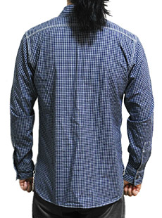 SUGAR CANE 奬  FICTION ROMANCEեޥ󥹡SC27120 4oz.  INDIGO COVERT GINGHAM CHECK WORK SHIRTS ݥǥ󥬥å