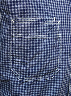 SUGAR CANE 奬  FICTION ROMANCEեޥ󥹡SC27120 4oz.  INDIGO COVERT GINGHAM CHECK WORK SHIRTS ݥǥ󥬥å