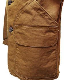 SUGAR CANE SC13415 【 13oz. 】 BROWN CANVAS HUNTING WORK JACKET