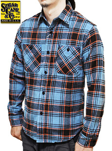 SUGAR CANE 奬SC27059L/S TWILL CHECK WORK SHIRT ĥå ͥ륷