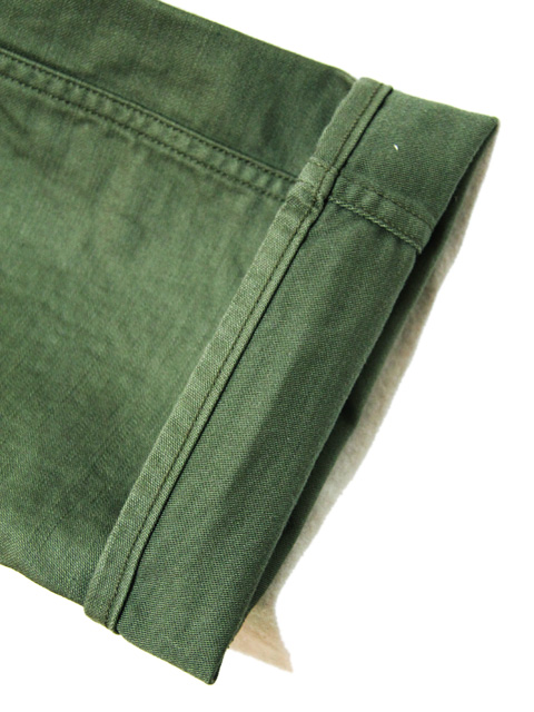 Pherrow's（フェローズ） PUPT1 オリーブコットンバックサテン