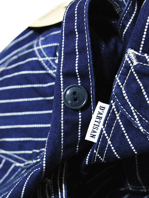 希少サイズ STUDIO D’ARTISAN ウォバッシュワークシャツ XL STUDIO D'ARTISAN（ステュディオダルチザン） 5545 オリジナル