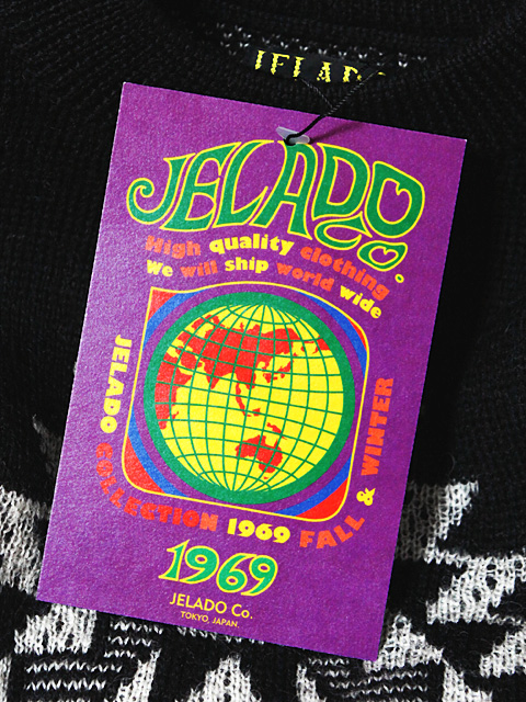 JELADO（ジェラード） CB13802 ネイティブ柄ジャガードクルーネック 
