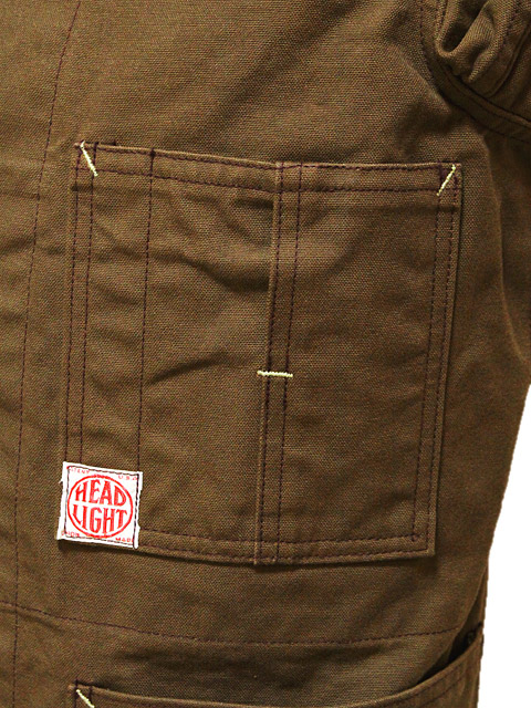 HEAD LIGHT（ヘッドライト） HD13738 【 13oz. 】 ブラウン