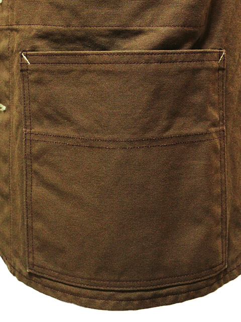 ジャケット・アウター HEADLIGHT BROWN DUCK WORK COAT HD13738 HEADLIGHT(ヘッドライト)「13oz.BROWN DUCK WORK COAT」ブラウン