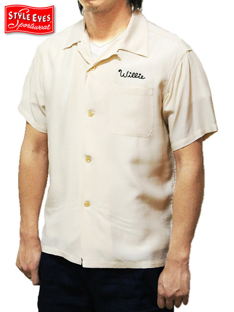 新品 スタイルアイズ ボーリングシャツ ワンポイント SE37555