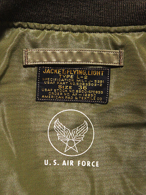 BUZZ RICKSON'S（バズリクソンズ） BR11130 L-2 FLIGHT JACKET