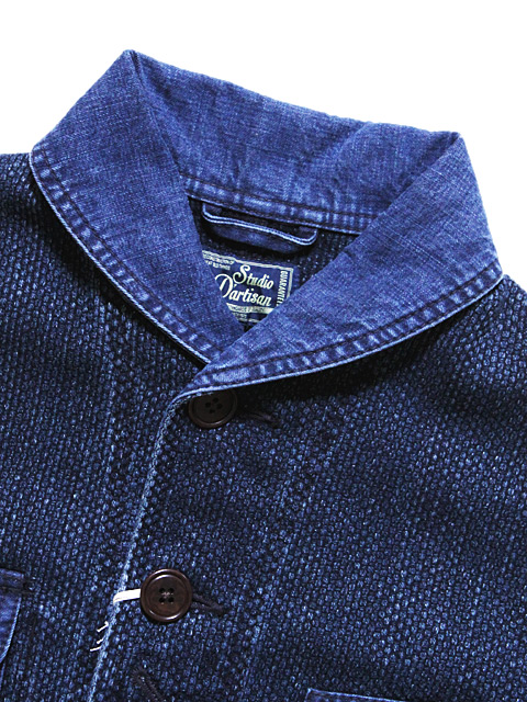 STUDIO D'ARTISAN(ステュディオダルチザン) 刺し子ジャケット STUDIO D'ARTISAN(ステュディオダルチザン) 刺し子ジャケット
