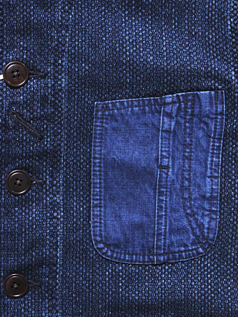 STUDIO D'ARTISAN(ステュディオダルチザン) 刺し子ジャケット STUDIO D'ARTISAN(ステュディオダルチザン) 刺し子ジャケット