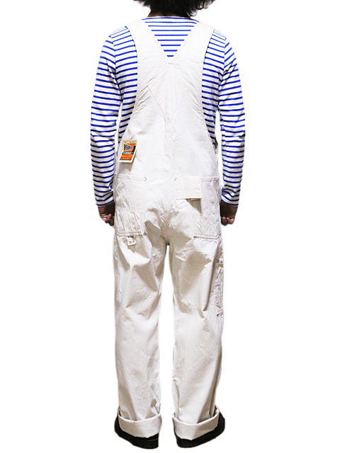 ヘッドライト オーバーオール HEADLIGHT WHITE BOAT SAIL DRILL