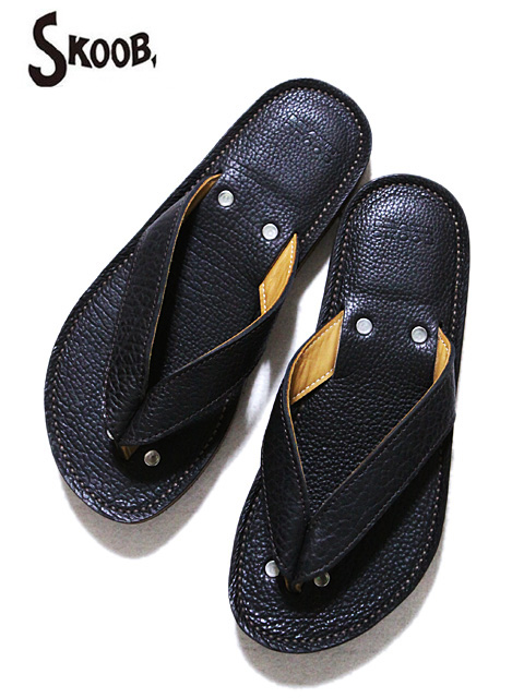 SKOOB,（スクーブ） RLX-004 バイソンレザーサンダル [ Horween Bison