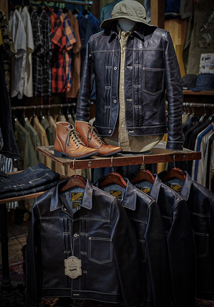 Lua × Y'2 LEATHER 】 【 Lua別注 】 1st Type Leather Jacket