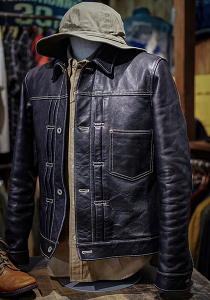 Lua × Y'2 LEATHER 】 【 Lua別注 】 1st Type Leather Jacket