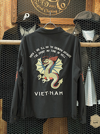 東洋　ベトジャン　M TT15494 テーラー東洋 ベトジャン TT15494 DRAGON ベトナムジャケット