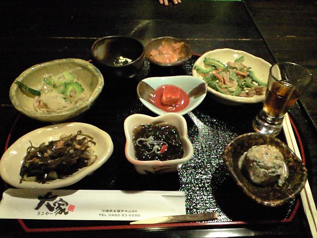 コースの前菜です