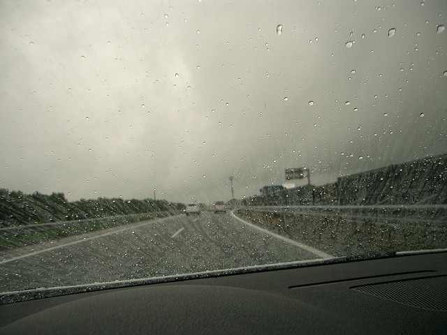 さっそく大雨・・・