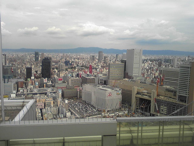 大阪の街を一望です♪