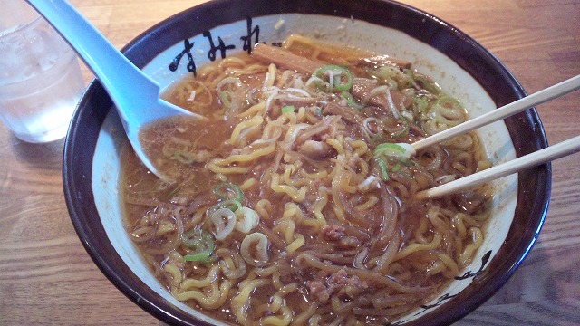 みそラーメンを頼みました