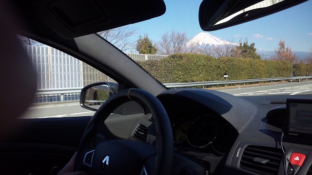 また富士山を見て